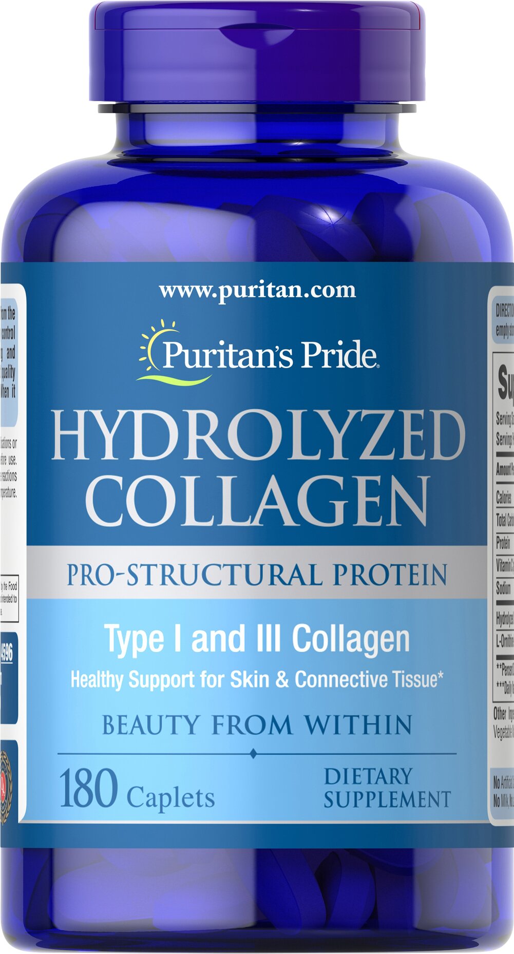PURITAN'S PRIDE HYDROLYZED COLLAGEN 1000MG x180 36463