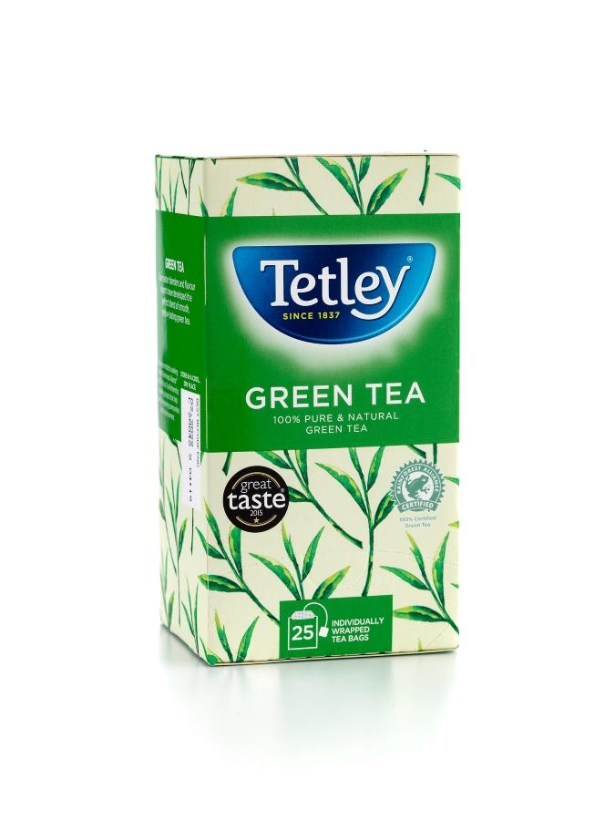 TETLEY ENVELOPES GREEN TEA PURE DS 25'S 53794