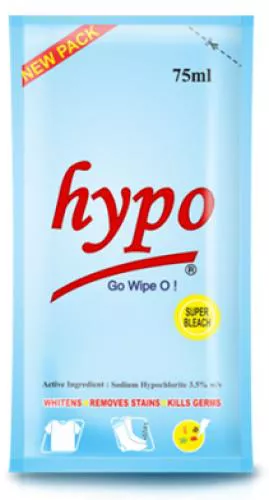 Hypo Sachets Bleach- 75ml X 77. 50676