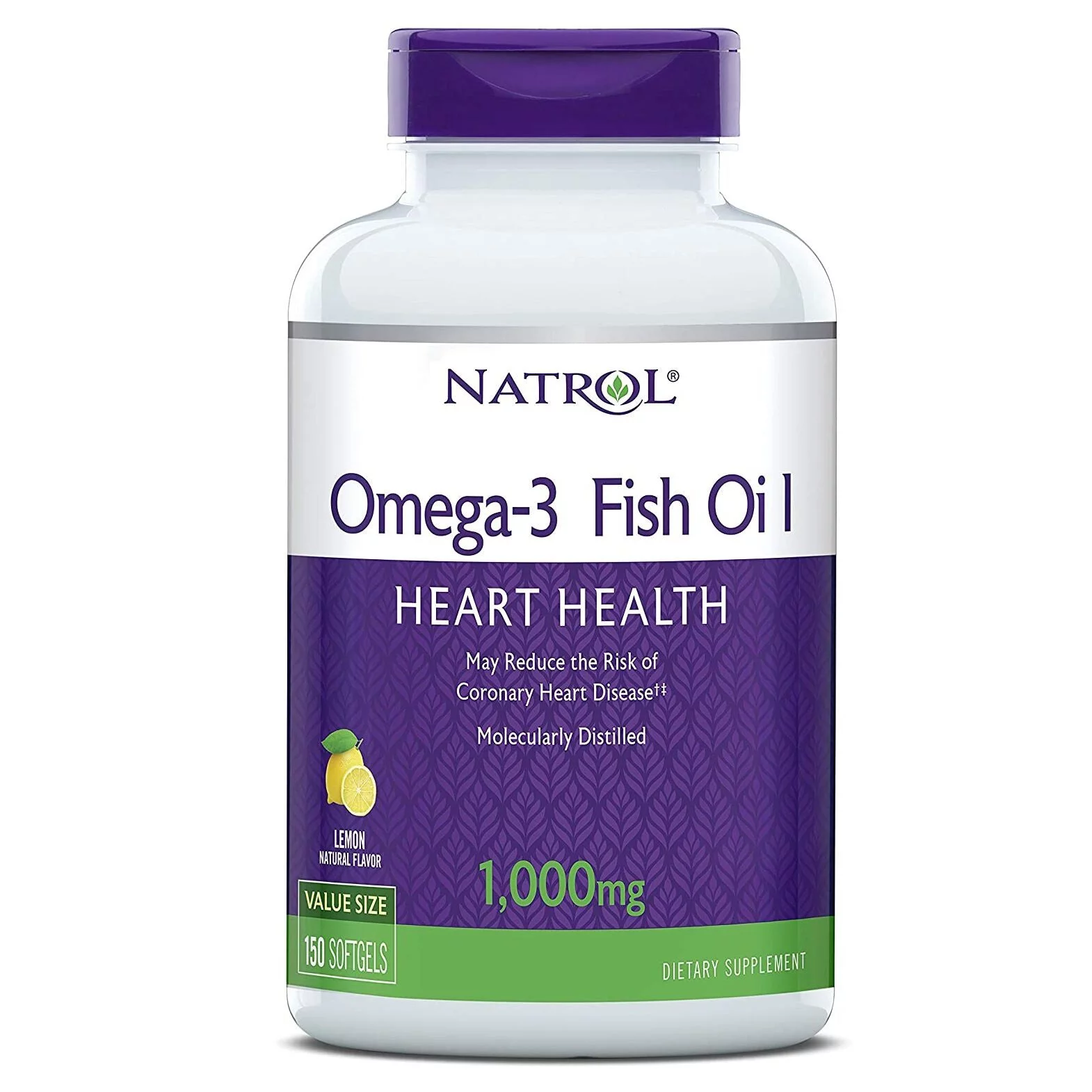 NATROL OMEGA-3 FISH OIL 1000MG*150SOFTGELS 55843