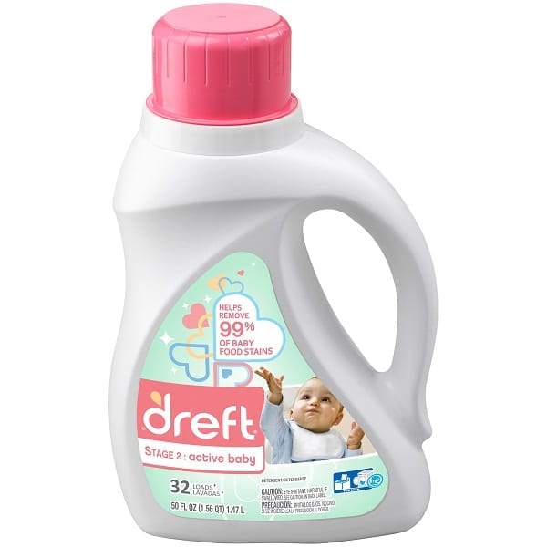 Dreft Stage 2: ALiquid Baby Laundry Detergent (32 Loads) 52580