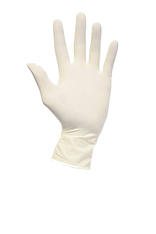 LATEX POWDERED DISPOSABLE GLOVES( SMALL X100 ) 35958