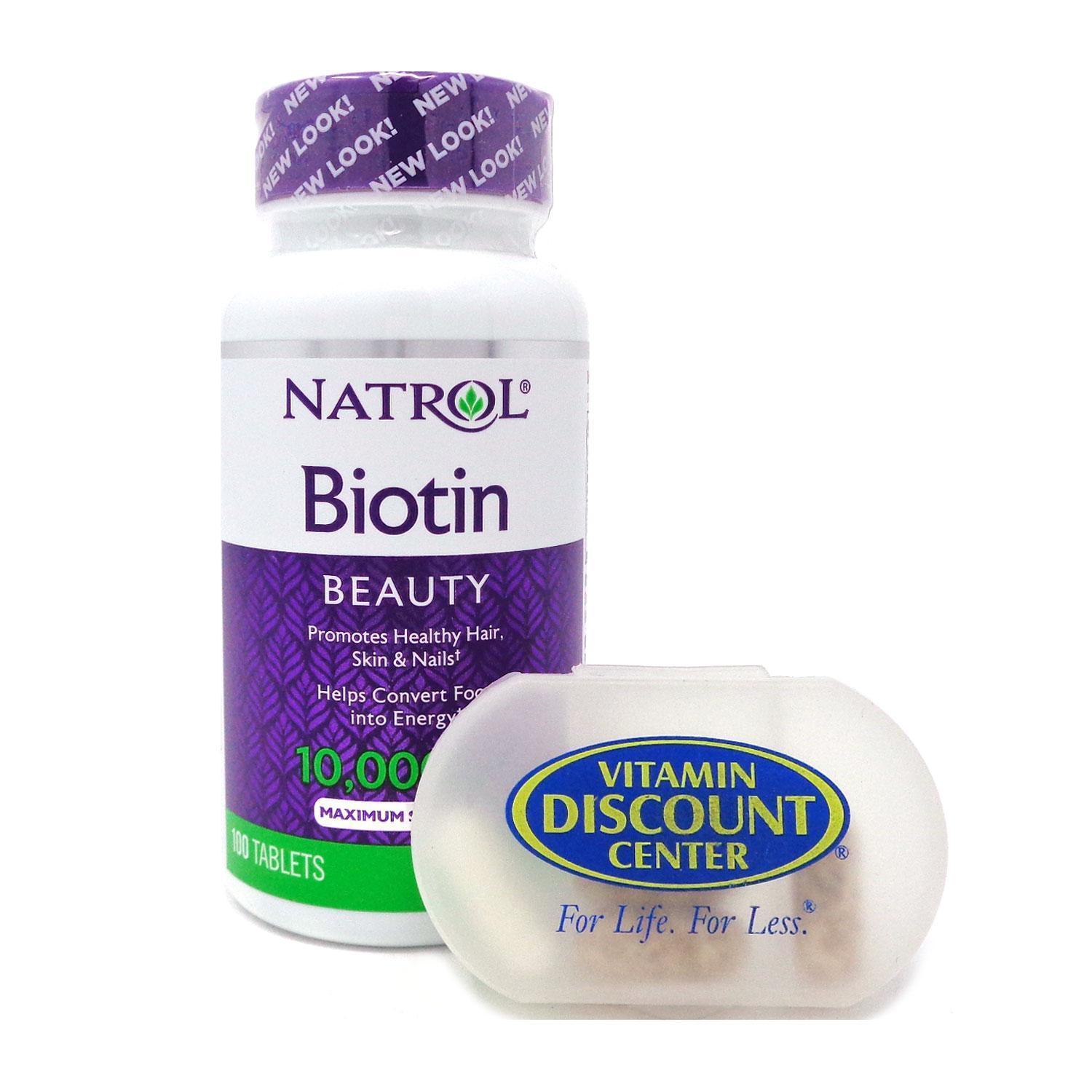 NATROL BIOTIN 1000MCG*100TABLETS 55411