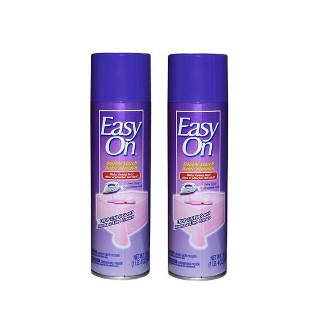 Easy On Double Spray Starch With Crisp Linen Scent - 567g (x 2) 37013