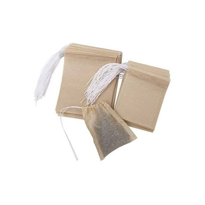 500 Disposable Empty Tea Bags Tea Infuser Drawstring 36542