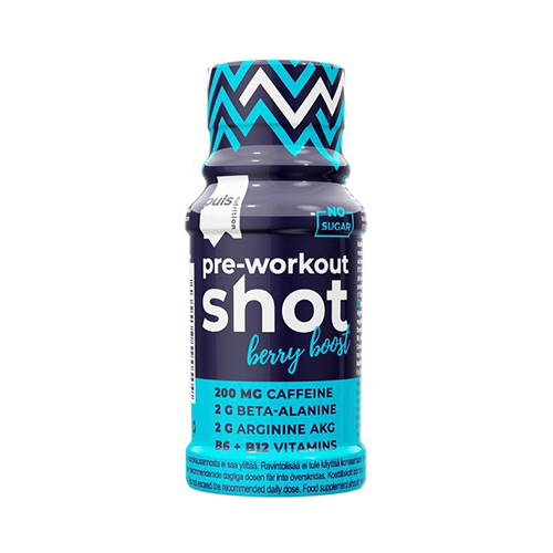 PULS PRE-WORKOUT SHOT BERRY BOOST 60ML 64769