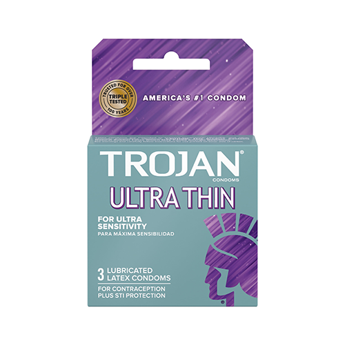 TROJAN ULTRA THIN CONDOM*3 64490