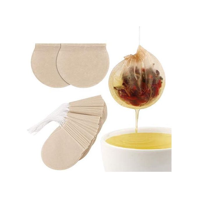500 Disposable Empty Tea Bags Tea Infuser Drawstring 36544