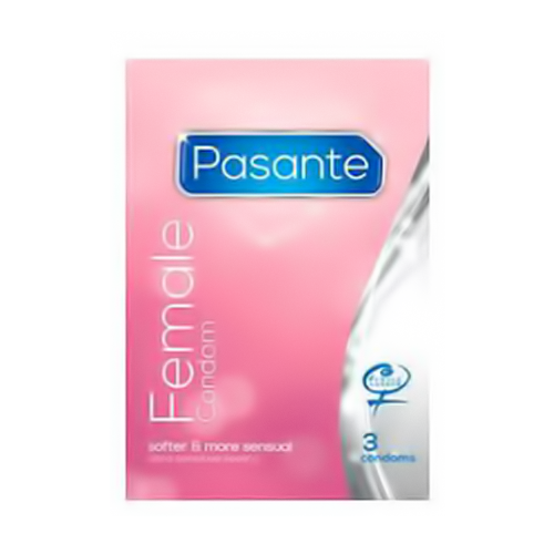 PASANTE FEMALE CONDOM 3PCS 63358