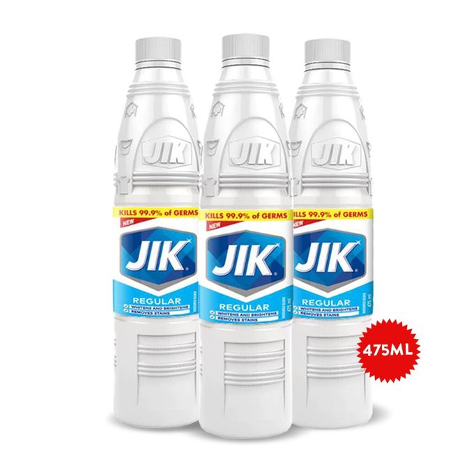 Jik Bleach (Stain Remover & Germ Killer) - 475ml - Pack Of 3 49353