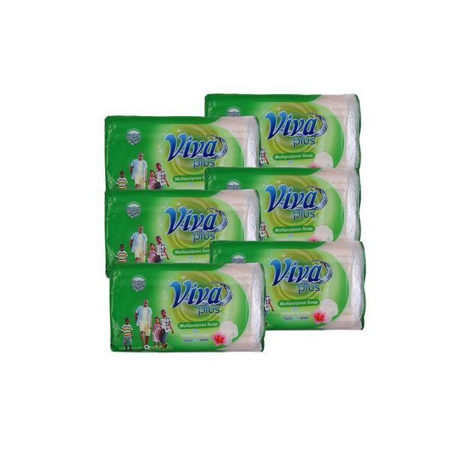 VIVA Multipurpose Soap With Freshness Of Petals (packs Of 6) - 250g 53685