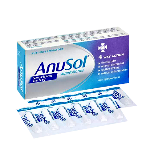 ANUSOL SOOTHING RELIEF SUPP