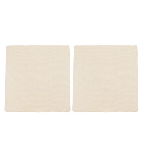 2 Pieces Cotton Monks Cloth Cross Stitch Embroidery Rug Hooking DIY 36839