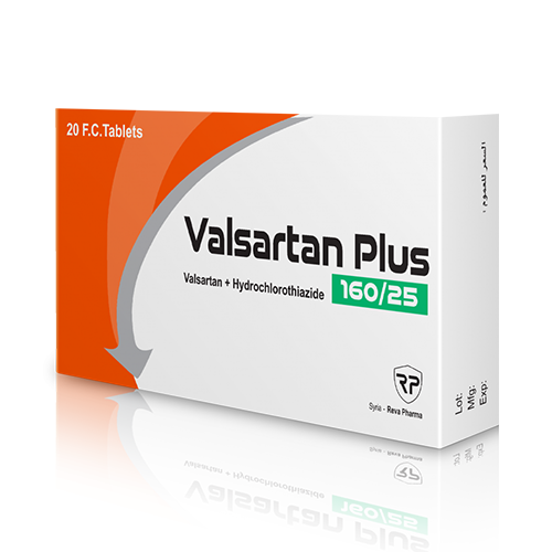 VALSARTAN HYDRO PLUS 160/25*30 62374