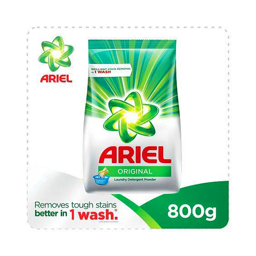 Ariel Laundry Detergent Powder Soap - 800g × 2 Pcs