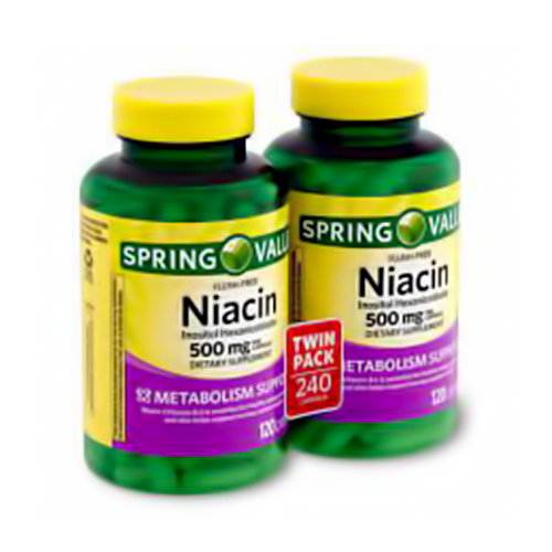 SPRING VALLEY NIACIN 500MG*120CAPS 62943