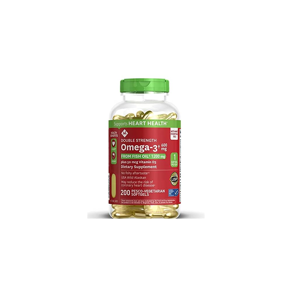 MEMBER'S MARK D/S OMEGA-3 600MG/D3 50MCG*200S/GELS 55523