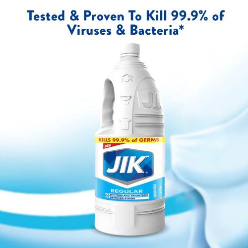 Jik Bleach (Stain Remover & Germs Killer) - 1.4 Ltrs - Pack Of 2 48634