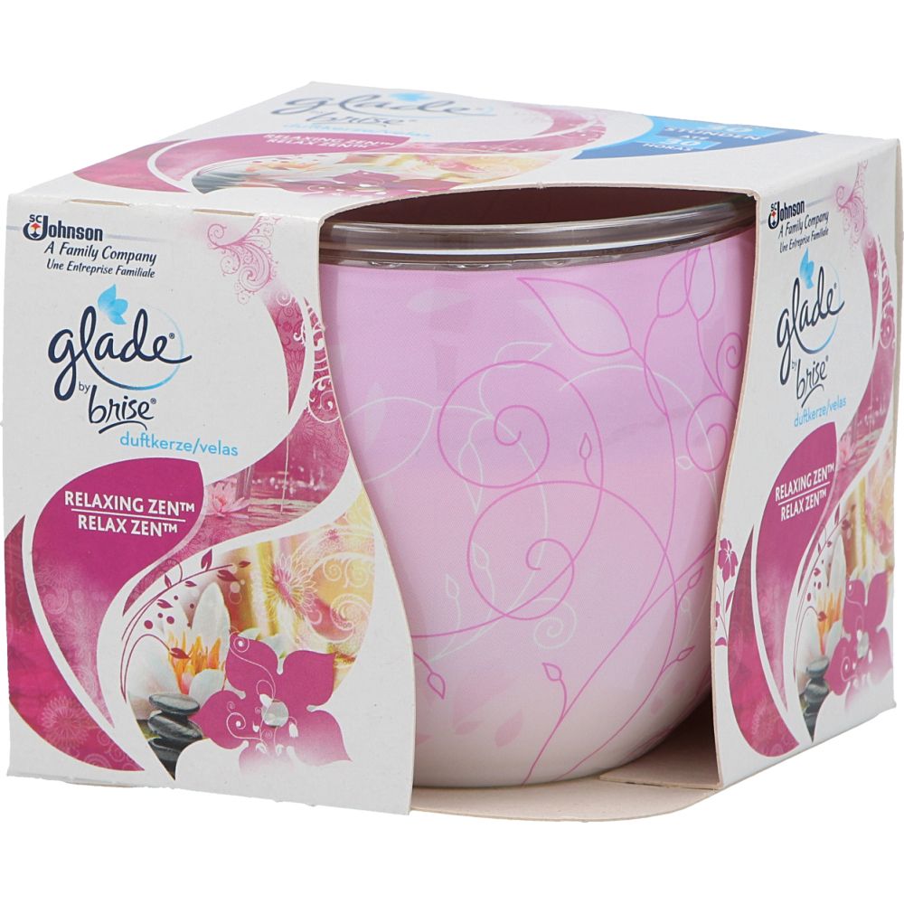 GLADE CANDLE RELAXING ZEN 120G