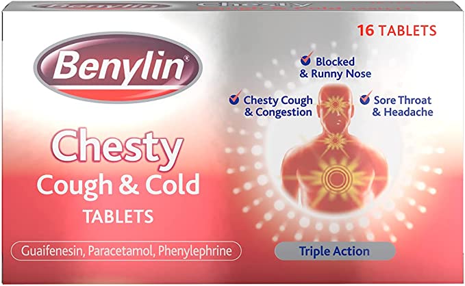 BENYLIN CHESTY COUGH AND COLD TABS 57557