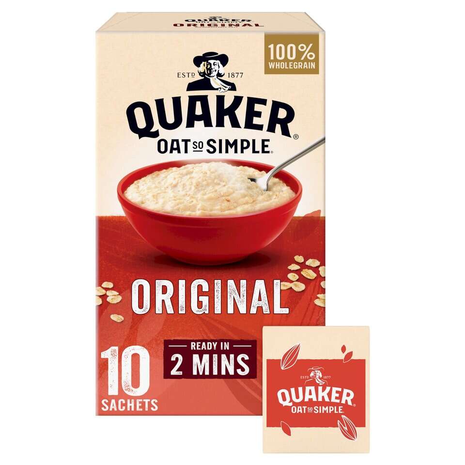QUAKER OAT SO SIMPLE ORIGINAL SACHETS 10PK 50765