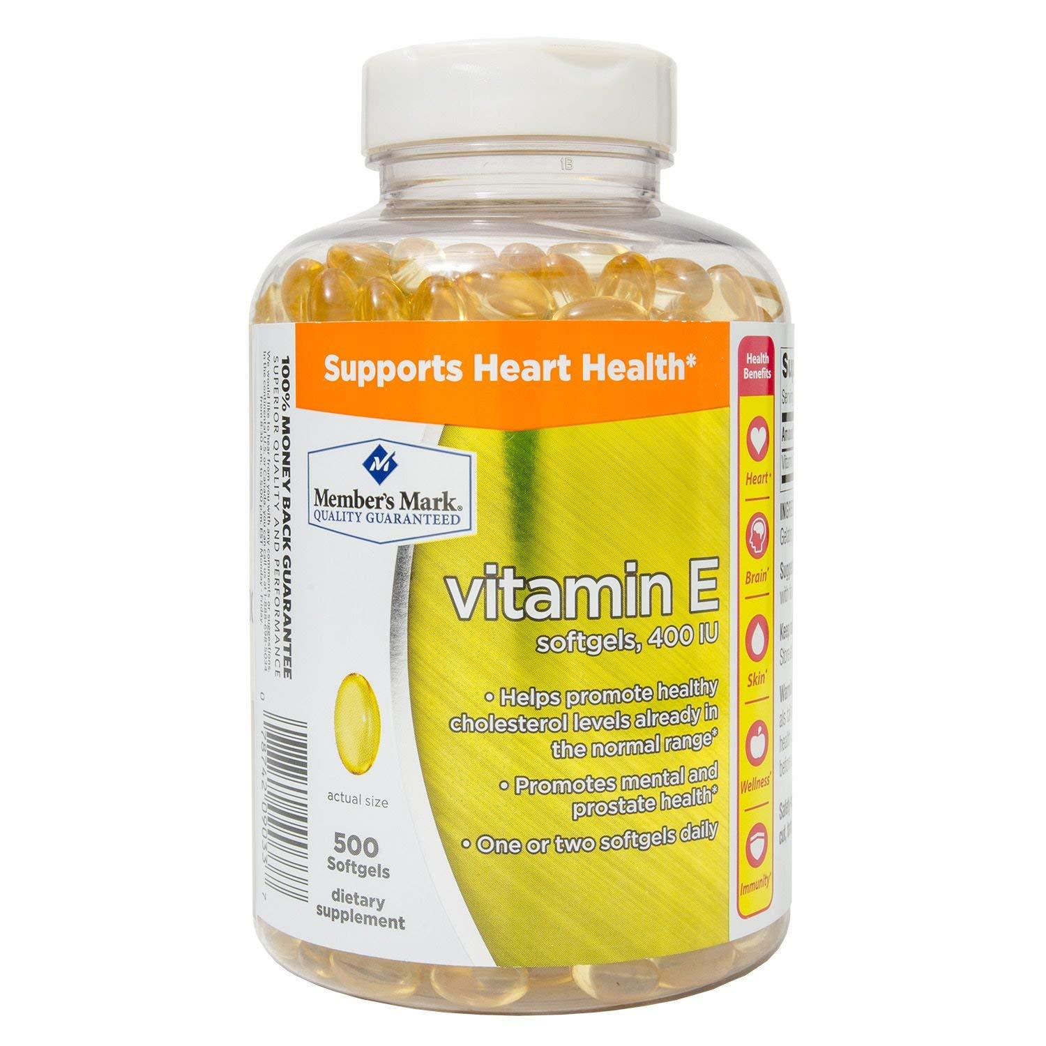 MEMBER'S MARK VIT.E 180MG *500SOFTGELS 55315