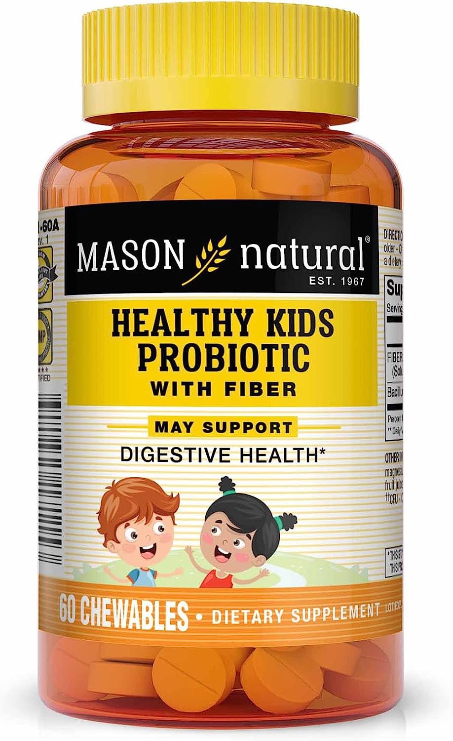 MASON HEALTHY KIDS PROBIOTIC*60 CHEWABLES 55688
