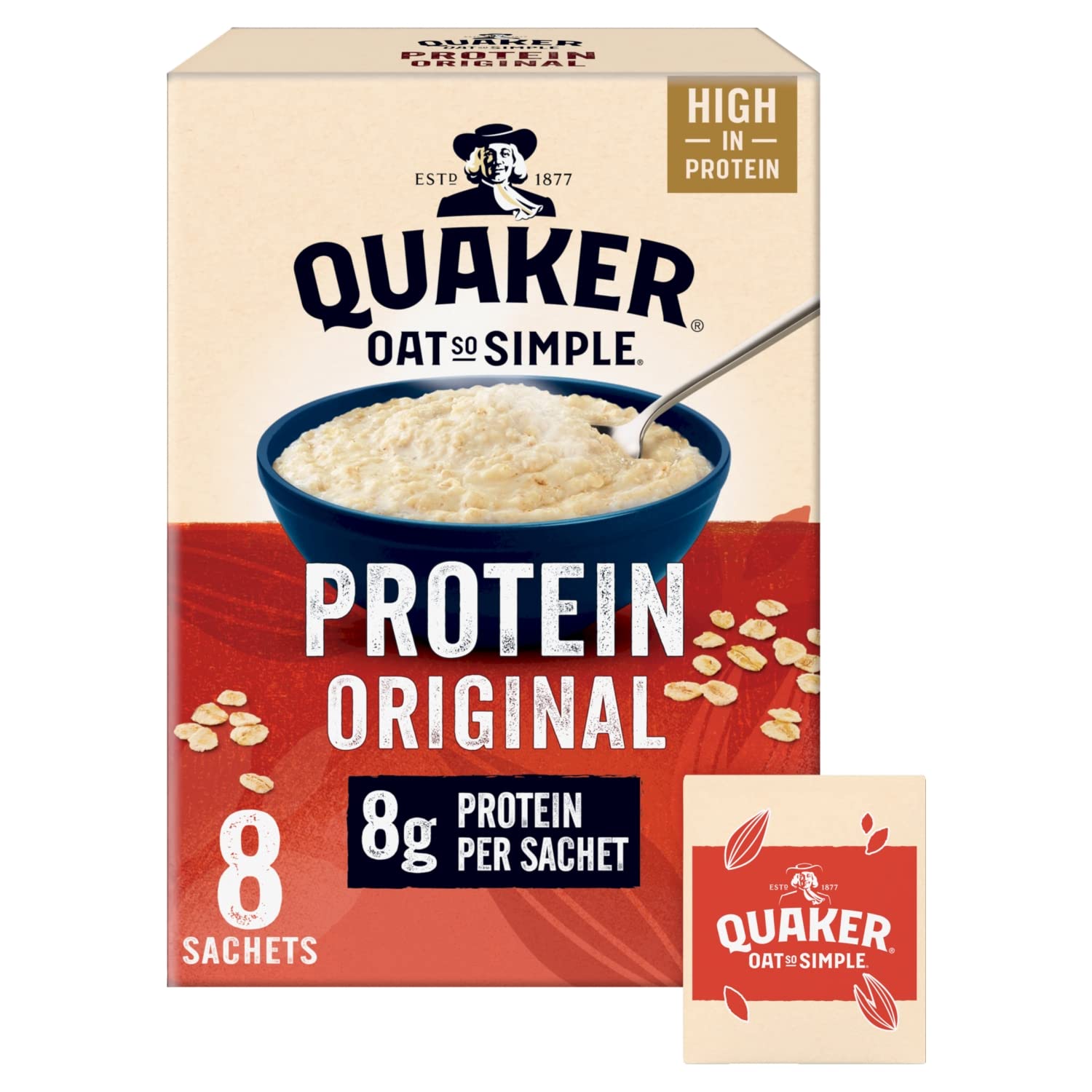 QUAKER OAT SO SIMPLE PROTEIN ORIGINAL 37.73G 49670