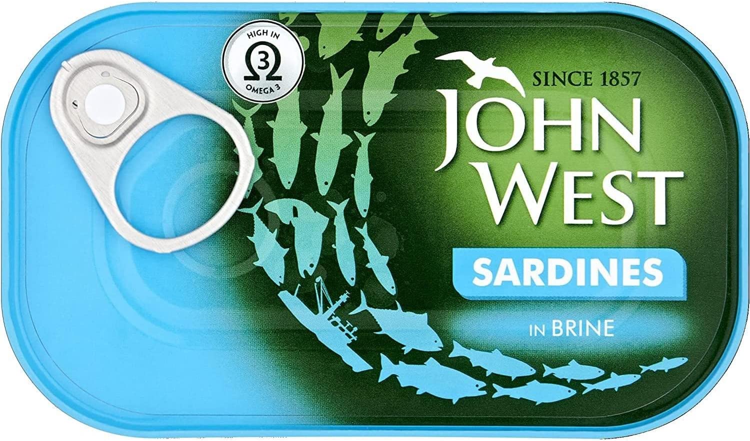 JOHN WEST SARDINE IN BRINE 120G 50694