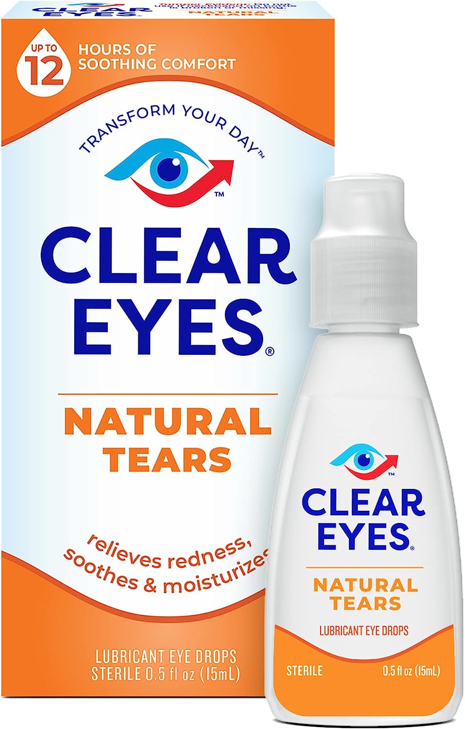 CLEAR EYES NATURAL TEARS EYE DROP 15ML 60723