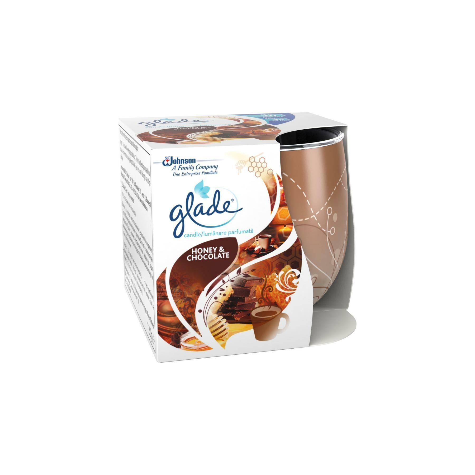 GLADE CANDLE HONEY/CHOC 120G 50545