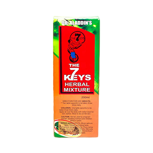 DR ALADIN'S 7 KEYS HERBAL MIXTURE SYR 200ML 33678