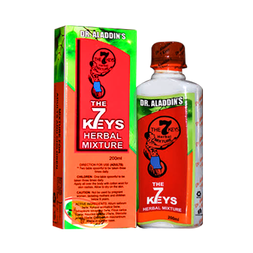 DR ALADIN'S 7 KEYS HERBAL MIXTURE SYR 200ML 33677