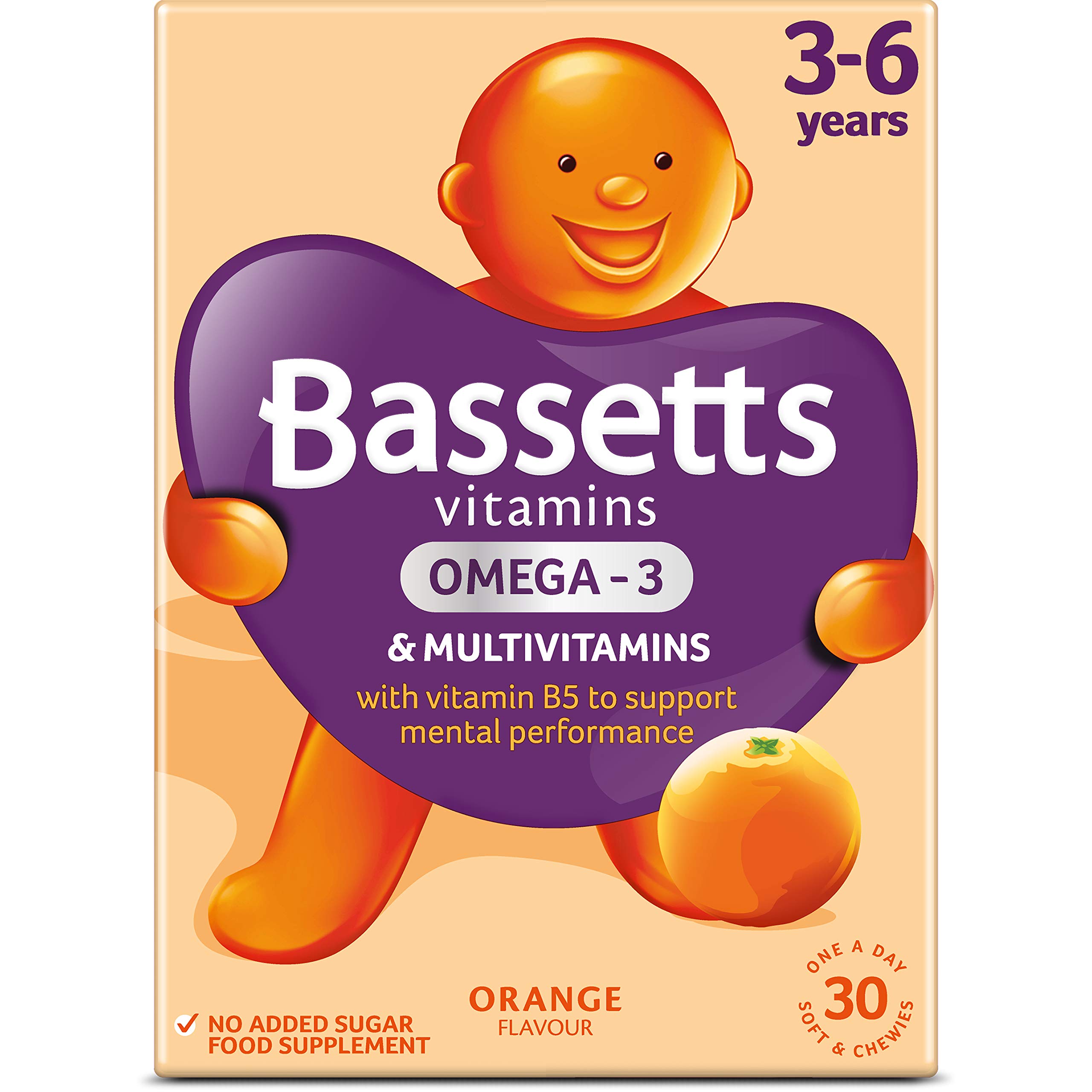 BASSETTS OMEGA-3 (3-6YRS)*30SOFT CHEWIES 55341