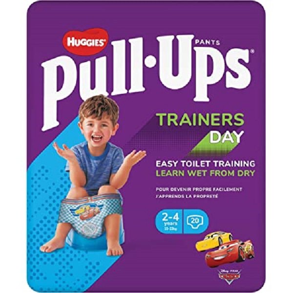 HUGGIES PULL UPS TRAINERS DAY 2-4YRS BOY 20PK 50982