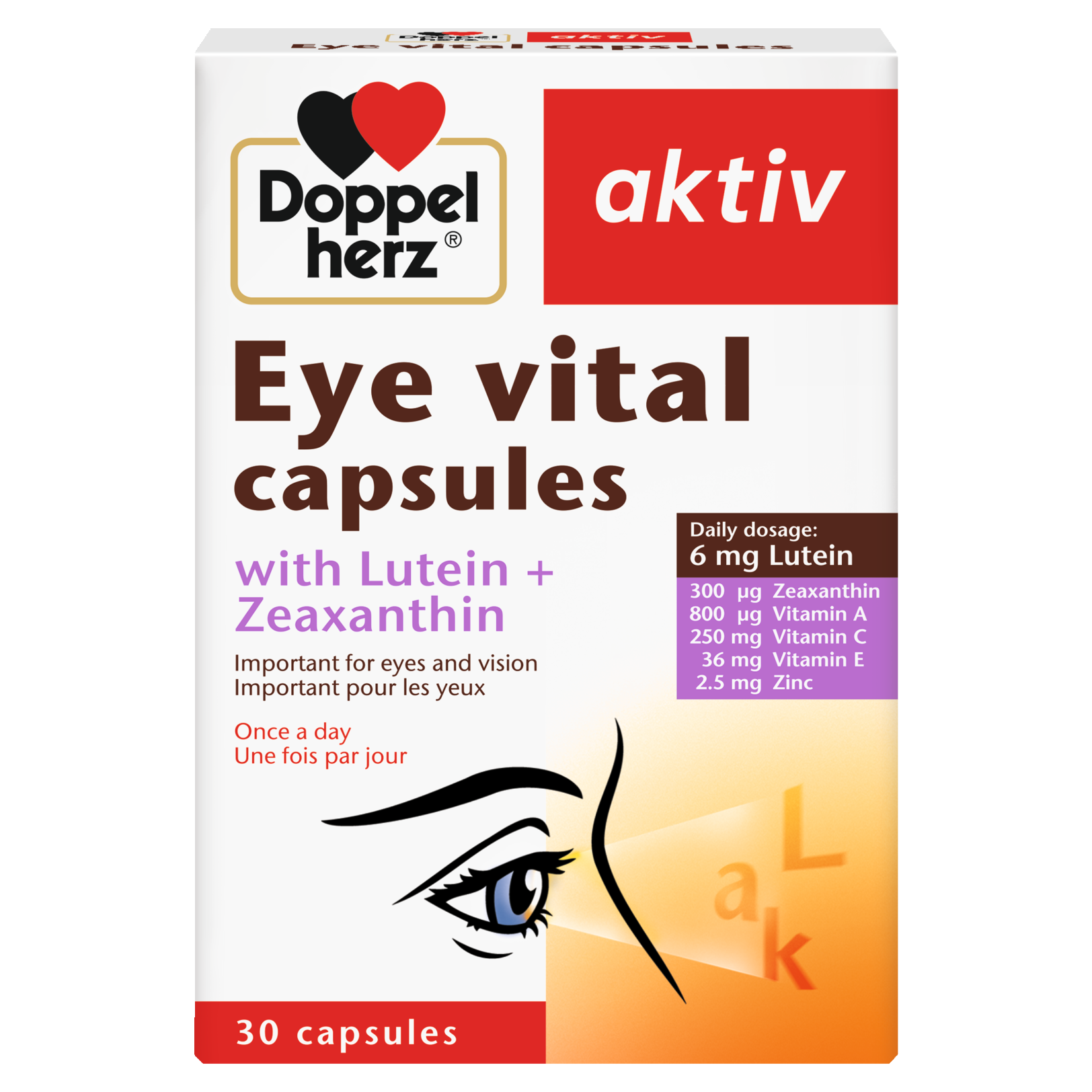 DOPPELHERZ AKTIV EYE VITAL*30CAPSULES 55948