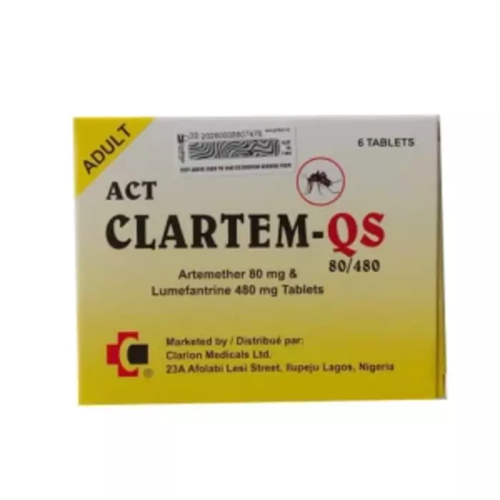 ACT CLARTEM-QS 80/480*6 TABLETS 61512