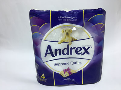 ANDREX TOILET ROLL SUPREME QUILTS 4'S 36817