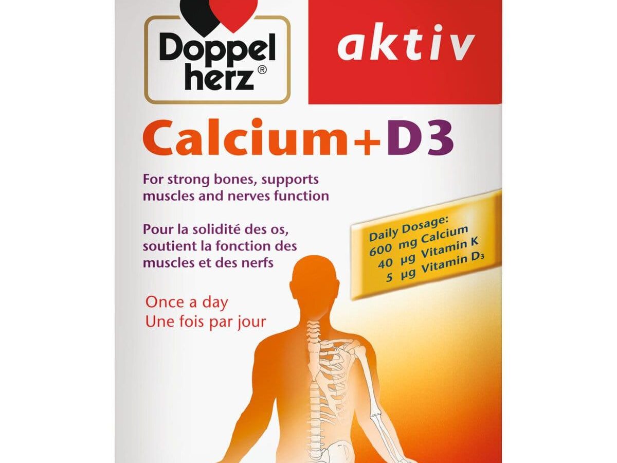 DOPPELHERZ AKTIV CALCIUM+D3 *30TABLETS 55163