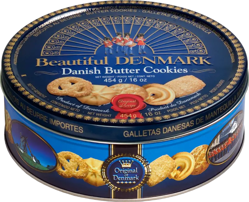 JACOBSENS DANISH BUTTER COOKIE TIN PS 454G 52465