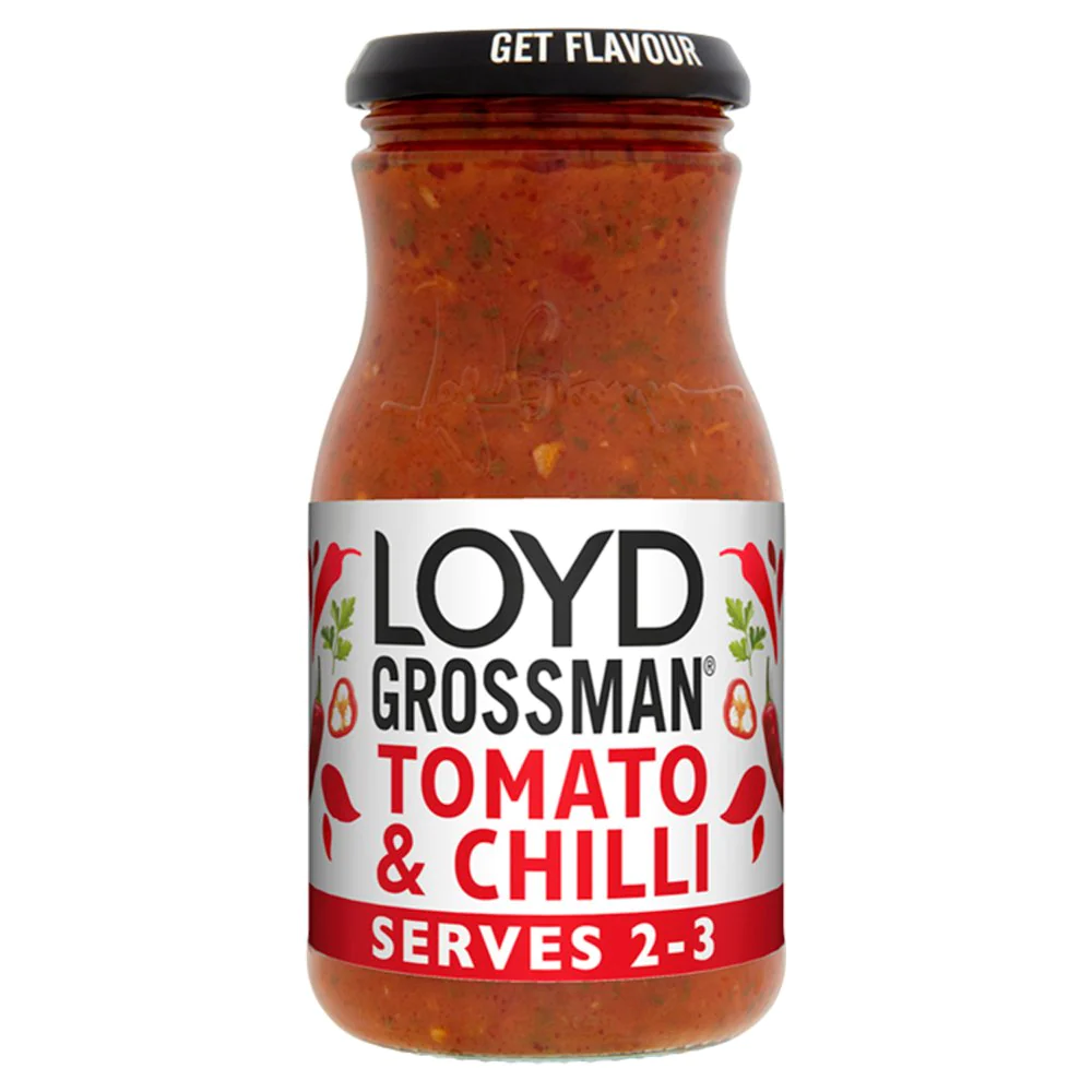 LOYD GROSSMAN TOMATO & CHILLI SAUCE 350G 52734