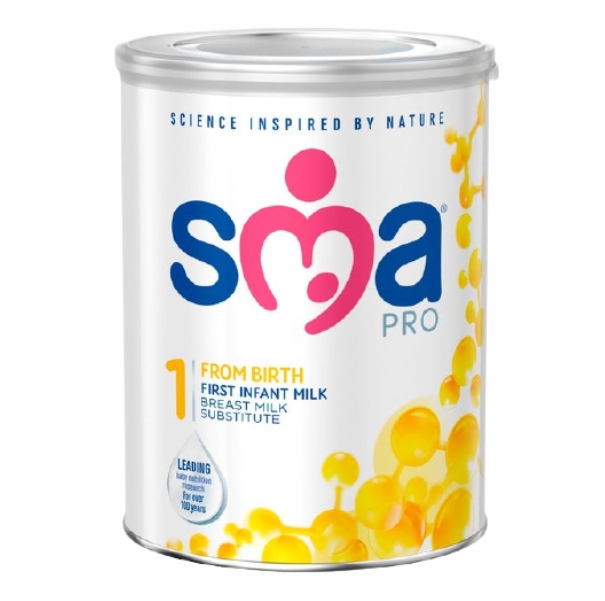 SMA 1 PRO FIRST INFANT MILK FROM BIRTH 800G 53470