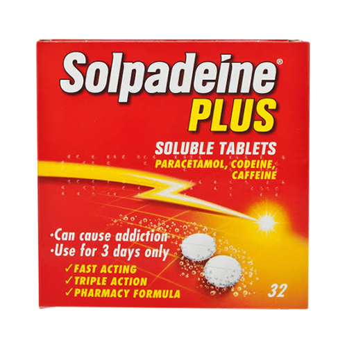 SOLPADEINE PLUS SOLUBLE X 32 TABS 33641