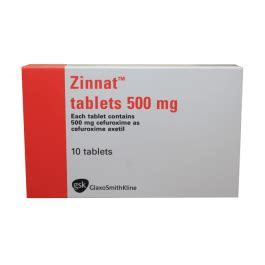ZINNAT X10 TABS 500MG 35433