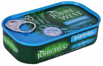 JOHN WEST SARDINE IN BRINE 120G 50696