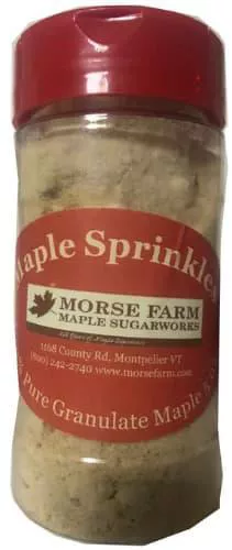 Morse Farm Maple Sprinkles Shaker 5oz 100% Pure Granulate Maple 52854