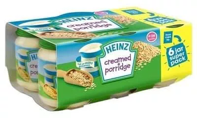 HEINZ CREAMED PORRIDGE 120G 49538