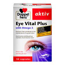DOPPELHERZ AKTIV EYE VITAL PLUS OMEGA 3 *30CAPSULES 55740