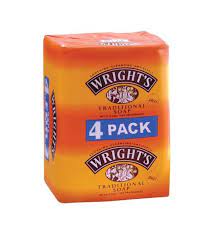 WRIGHTS TRADITIONAL COAL TAR SOAP 4 FOR3  400g