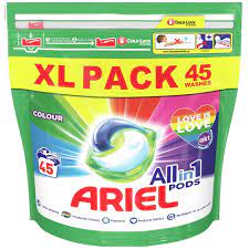 ARIEL COLOUR ALL IN 1 PODS WASHING LIQUI 45CL 37163